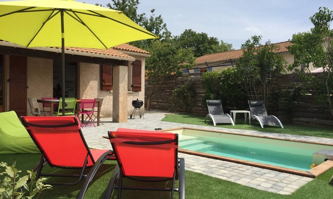 Saint Maime House | Saint Maime: Small villa (50m2) with swimming pool at the foot of the Luberon
