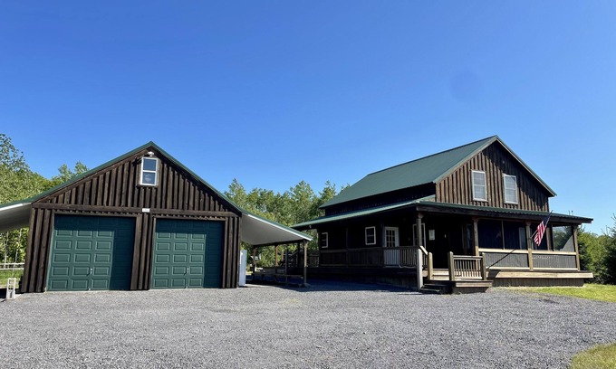 Altmar Cabin | Salmon River Waterfront Lodge w/Soothing Hot Tub