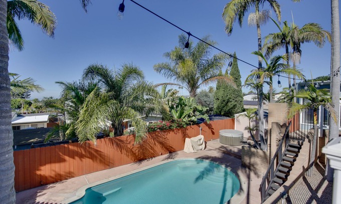 Bay Park House | San Diego Home: Private Outdoor Pool & Game Room!
