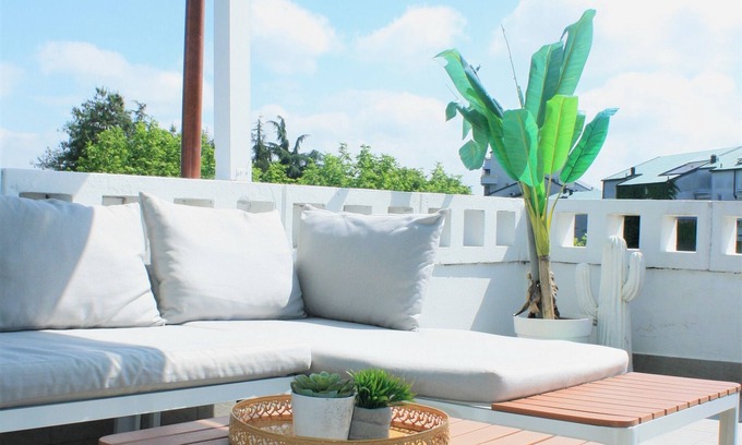 Segrate Apartment | San Felice Milano Rooftop Apartment with balcony