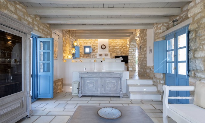 Santa Maria House | Sand Key Villa 1 - A beautiful cycladic residence 400m from the beach