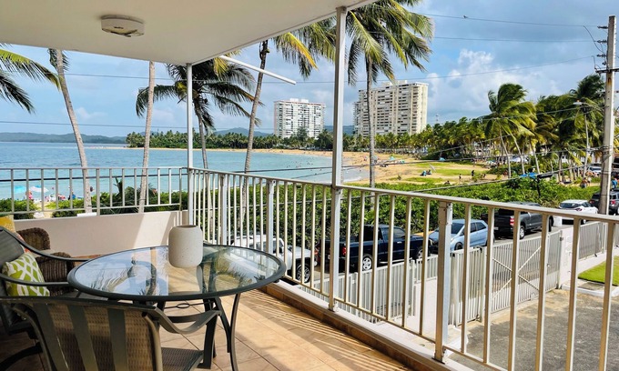 Solimar Condo | Sand & Sea Cozy 2 bedroom condo with AC and WiFi in charming Luquillo Beach!