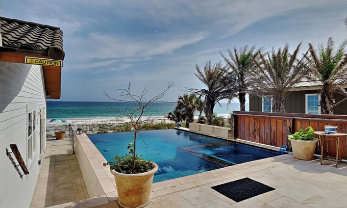 Villa Segunda House | Sandcastle Dreams | Gulf Front Home, Infinity Pool + Incredible Views!
