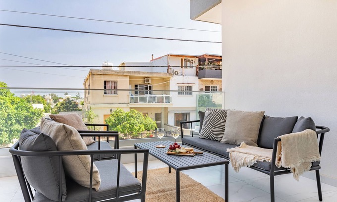 Limassol Apartment | Sanders Cruise - Bright 2-Bdr Apt with 2 Balconies
