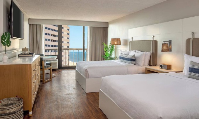 Ocean City Hotel | Sandy Retreat - Ocean View Room with Direct Beach Access