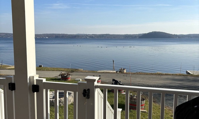 Malta House | Saratoga Lakefront Two Family House 1st fl unit Belmont Travers 12 min to track