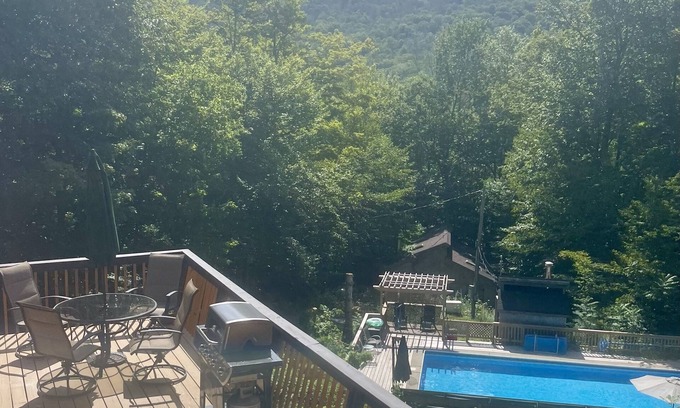 Lanesville House | Sauna, Hot-tub, Private Pool, fire-pit, pet friendly, Mountain views!