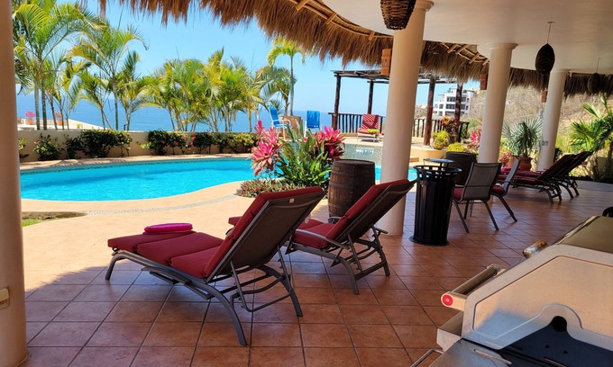 North End Villa | Sayulita Ocean, Jungle & City View 5BR/8BA Villa/w Huge Pool