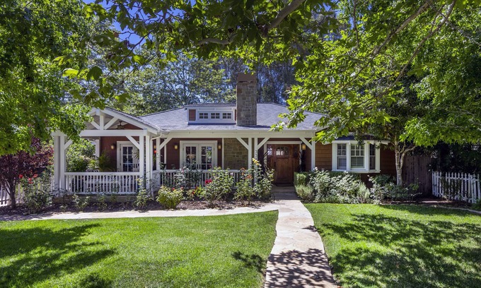 Santa Barbara House | SB Designer Designer Craftsman+ Pool +Dream Garden