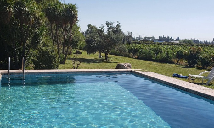 Lujan de Cuyo House | Scenic 3 Bedroom House with Pool in a 50 Acres Vineyard