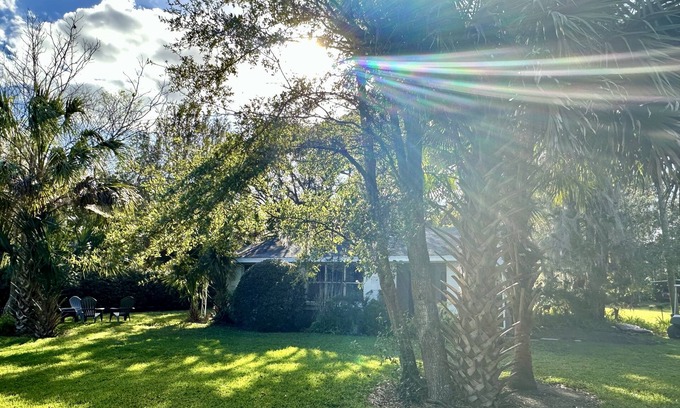 Sanford House | Scenic home surrounded by 1.25 acres of nature
