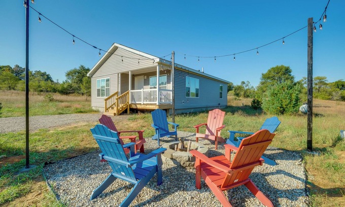 Rapid City House | Scenic Retreat w/Cozy Fire Pit Near Torch Lake