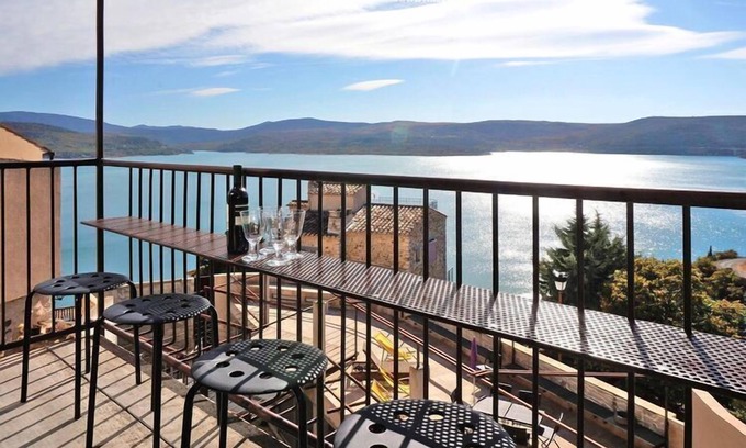 Sainte-Croix-du-Verdon House | Scenic Village Home with Lake Panorama