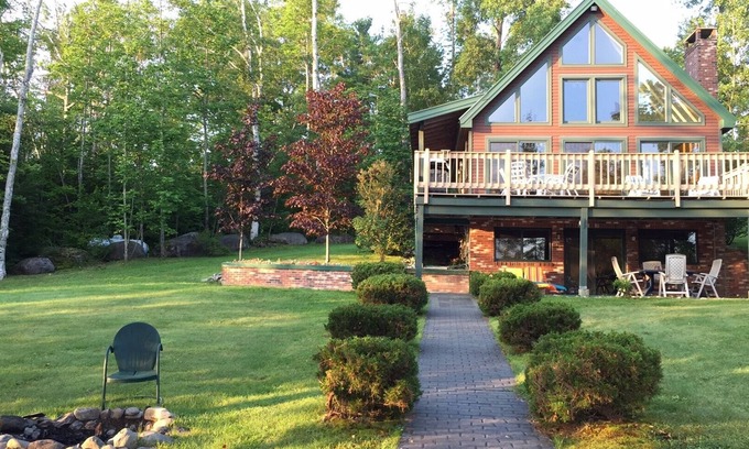 Lake View House | Schoodic Lake Lakefront Spectacular Views of Mount Katahdin from this Newer Home