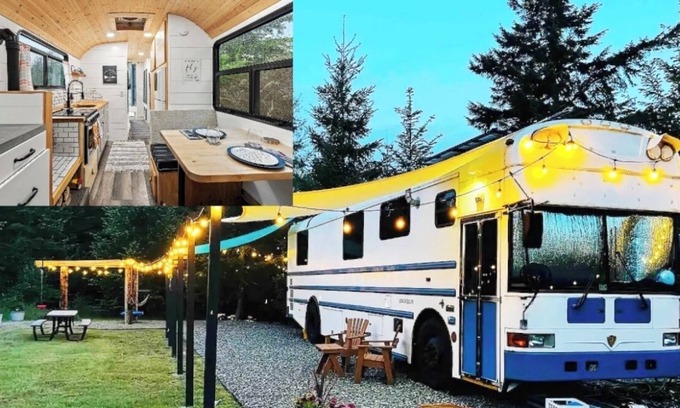 Shelton Cottage | School Bus Olympic Peninsula PNW Adventure