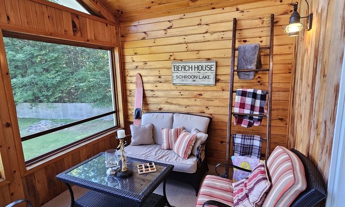 Pottersville House | Schroon Lake Waterfront - Hot Tub - Sleeps 19