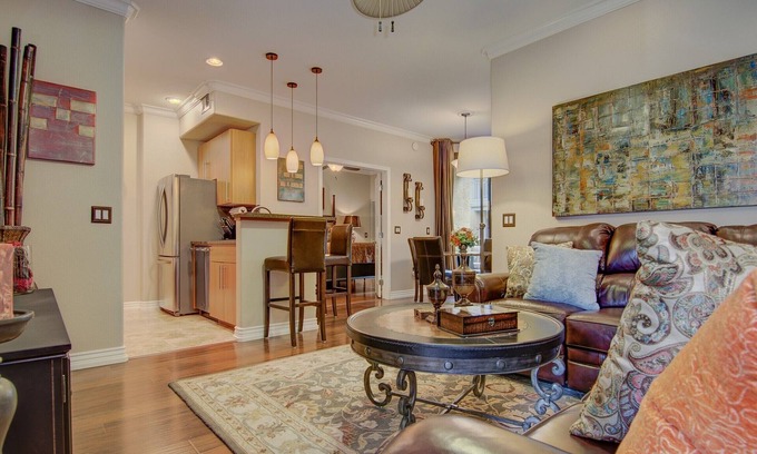 Desert View Village Condo | Scottsdale Luxury Condo pool & Clubhouse view.