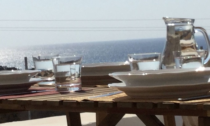 Lahania Villa | Sea Breeze Traditional Villa: Crystal clear water beach, private pool.