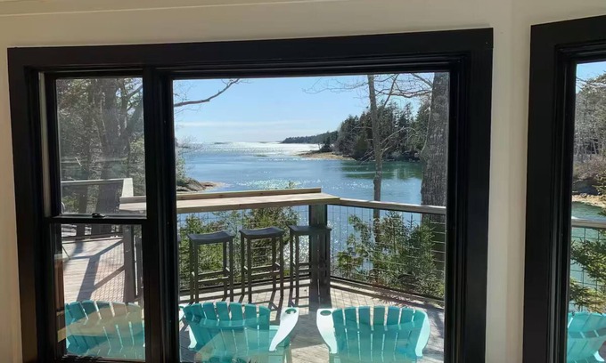 Sebascodegan Island House | Sea Forever! Waterfront, Dog-Friendly Retreat, Seasonal Dock, 12min to Brunswick