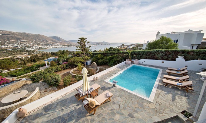 Krotiri Villa | Sea front villa, private pool, brand new, family, friendly,