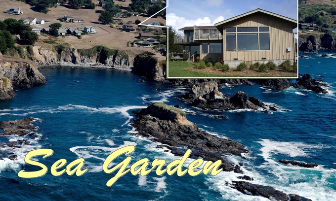 Caspar House | Sea Garden, Ocean Views and Private Garden Paradise