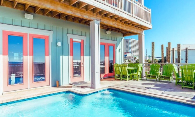 Gulf Shores House | SEA GLASS Luxury Beachfront Home, Private Pool, Million Dollar Gulf Views