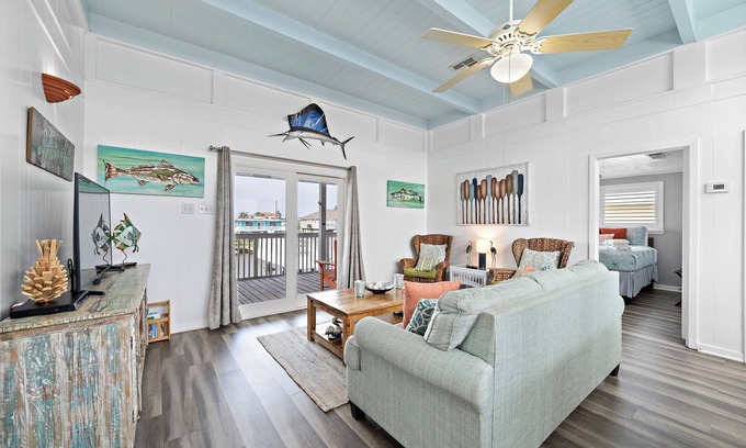Galveston House | Sea Isle Subdivision-Easy BreezynEnjoy Fishing or the Beach at this property.