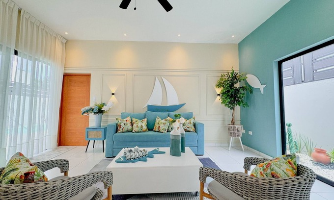 Cabarete House | Sea Renity: Luxe Villa, Pool, 4 Min Drive to Beach