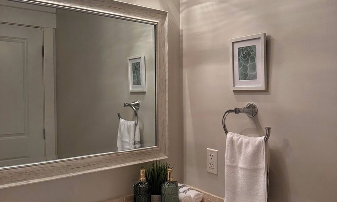 Courtenay House | Sea to Sky Garden Spa Suite. All amenities and outdoor adventures await.