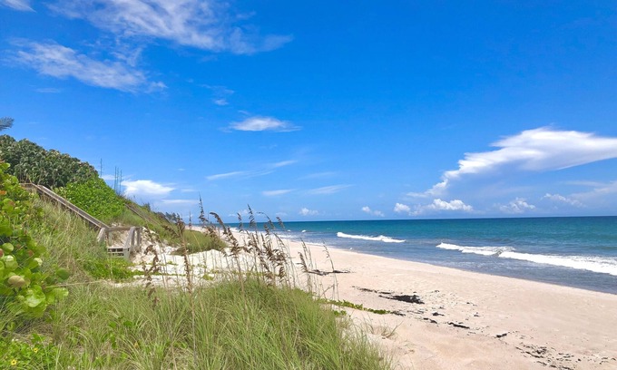 New Melbourne Beach Cottage | Sea Turtle Suite 2, Oceanfront boutique cottage at Serenity in Melbourne Beach!