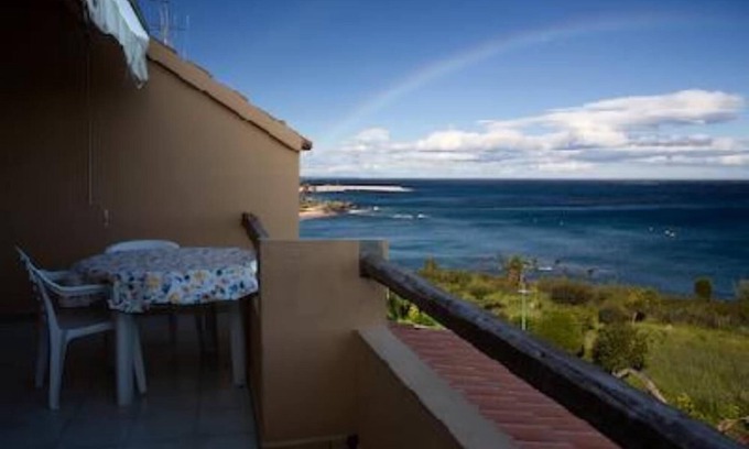 Cala Gonone Apartment | SEA VIEW APARTMENT first row, on the beach climbing