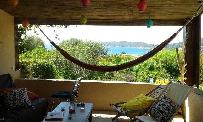 Cargese Villa | sea ​view house 10 minutes walk from the beach Pero in a quiet residence