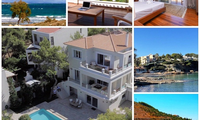 Markopoulo Mesogaias House | Sea View villa Athens . In the most beautiful area in Attica.