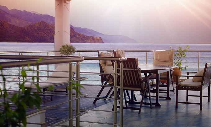 Palaiochora Apartment | Sea views at Gonis apartment in Paleochora village. 20m from beach and amenities