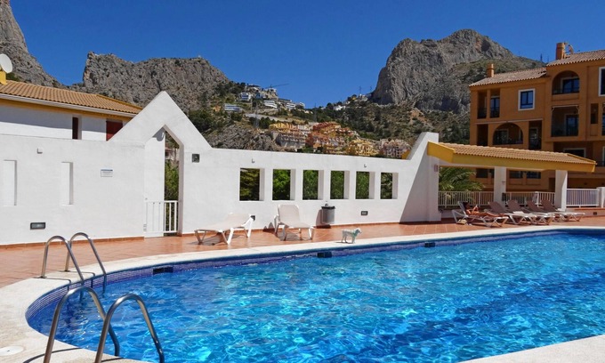 Pueblo Mascarat Apartment | Seafront and Garden View - Altea, Costa Blanca
