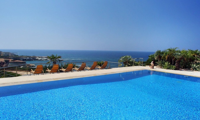 Sea Caves Villa | Seafront Villa Paradise above Sea Caves