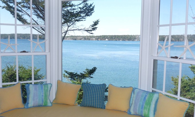 East Boothbay Cottage | SeaGlass Cottage: Magical, Private Oceanfront Retreat in E. Boothbay! Dock & AC!