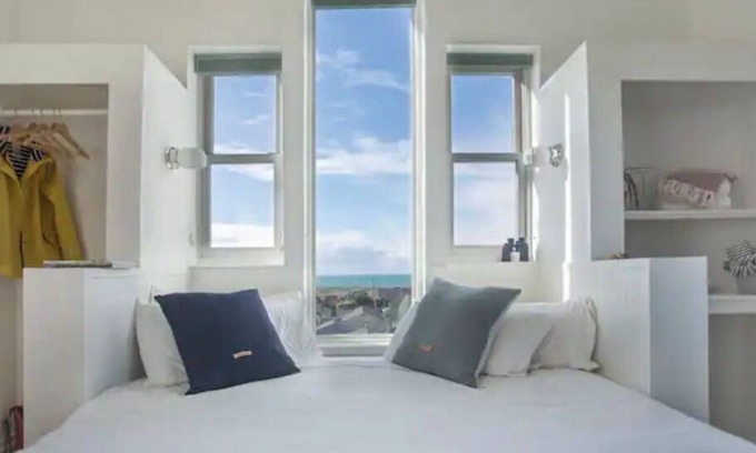 Fort Bragg Hotel | Seaglass Room-Weller House Water Tower-Ocean View