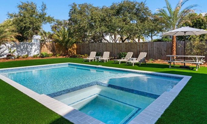 Village of Sugar Beach House | Seagrove Retreat w/Heated Saltwater Pool, Near Beach & Free Tickets!