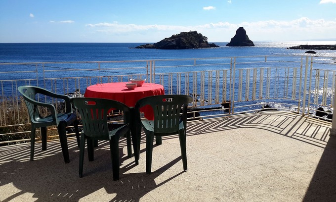 Aci Trezza House | "Seaholiday" House with large panoramic terrace overlooking the sea