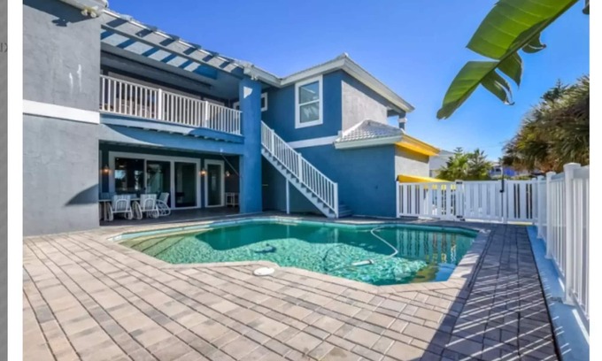 Avalon by the Sea House | "Seas the Day" (Week or Month) on Ormond Beach with Pool and Ocean Views