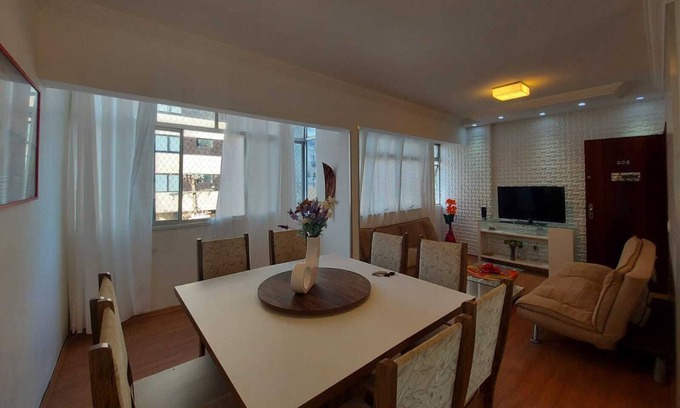 Pajucara Apartment | Seaside 04 rooms facing the craft fair accommodates up to 10 people