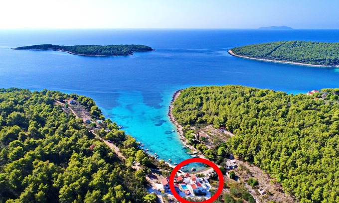 Potirna House | Seaside family friendly house with a swimming pool Cove Slatina, Korčula (K-23711)