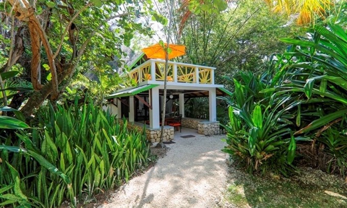 West End House | Seaside Garden Villa in Lush Cliffside Setting