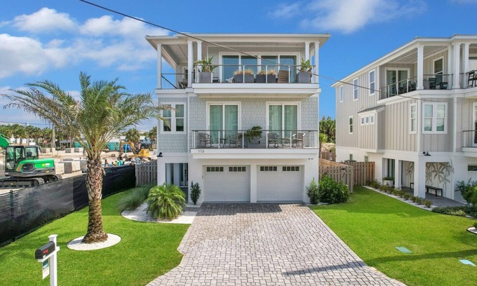 St. Augustine Beach House | Seaside Serenade- 5 Bedroom Pool Home