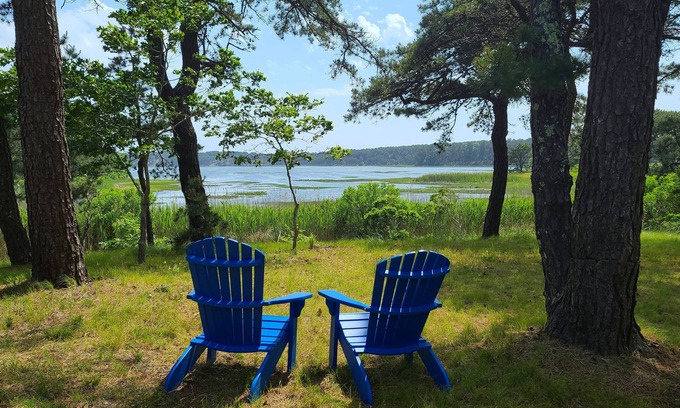 Wellfleet House | Secluded 4BD Home--A/C, Deck, Outdoor Shower, Stunning Tidal Marsh Views