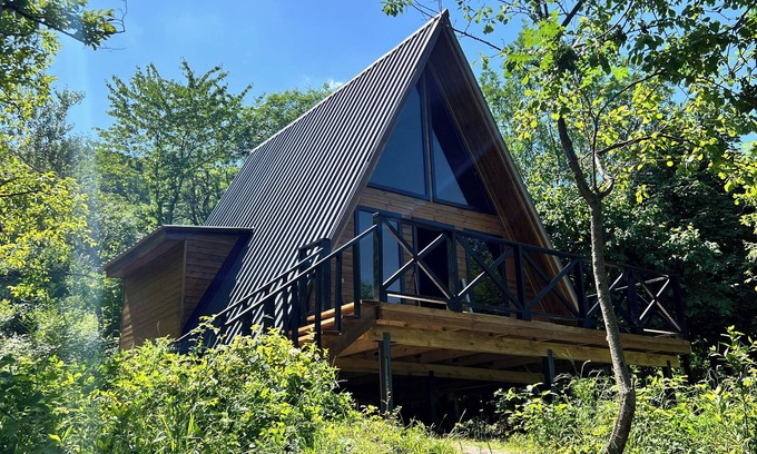 Sighnaghi House | Secluded A-frame in Sighnaghi, the city of Love