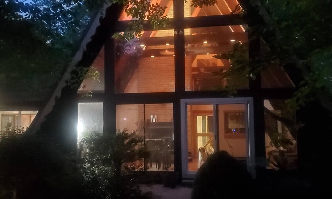 Anderson Township House | Secluded A-frame on 3 acres minutes from downtown. Hot tub, Sauna & Dog-friendly