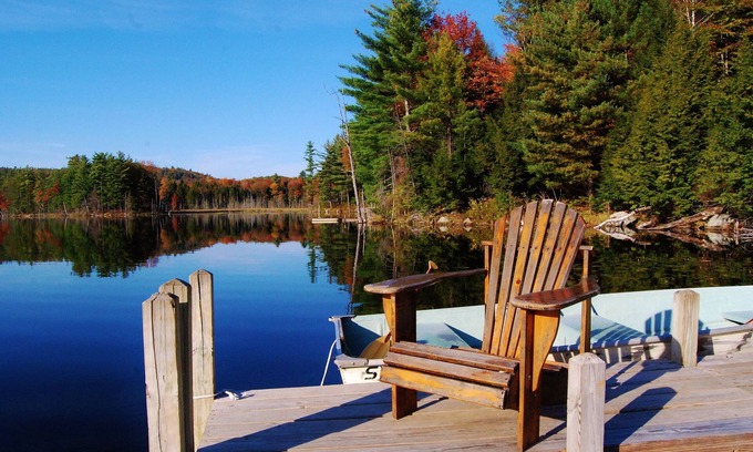Schroon Lake Cabin | Secluded Adirondack Lakefront Retreat- Running Deer Lodge