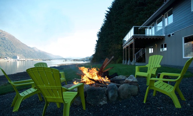 North Douglas Condo | Secluded Beach Condo - Upper Level - Modern Design w/180° View of Mountain & Sea